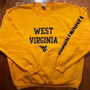 Yellow West Virginia sweatshirt